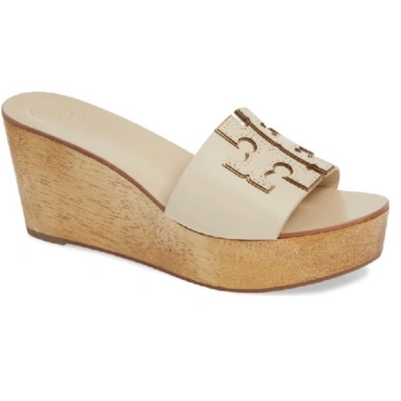 Tory Burch wedge slide sandals
